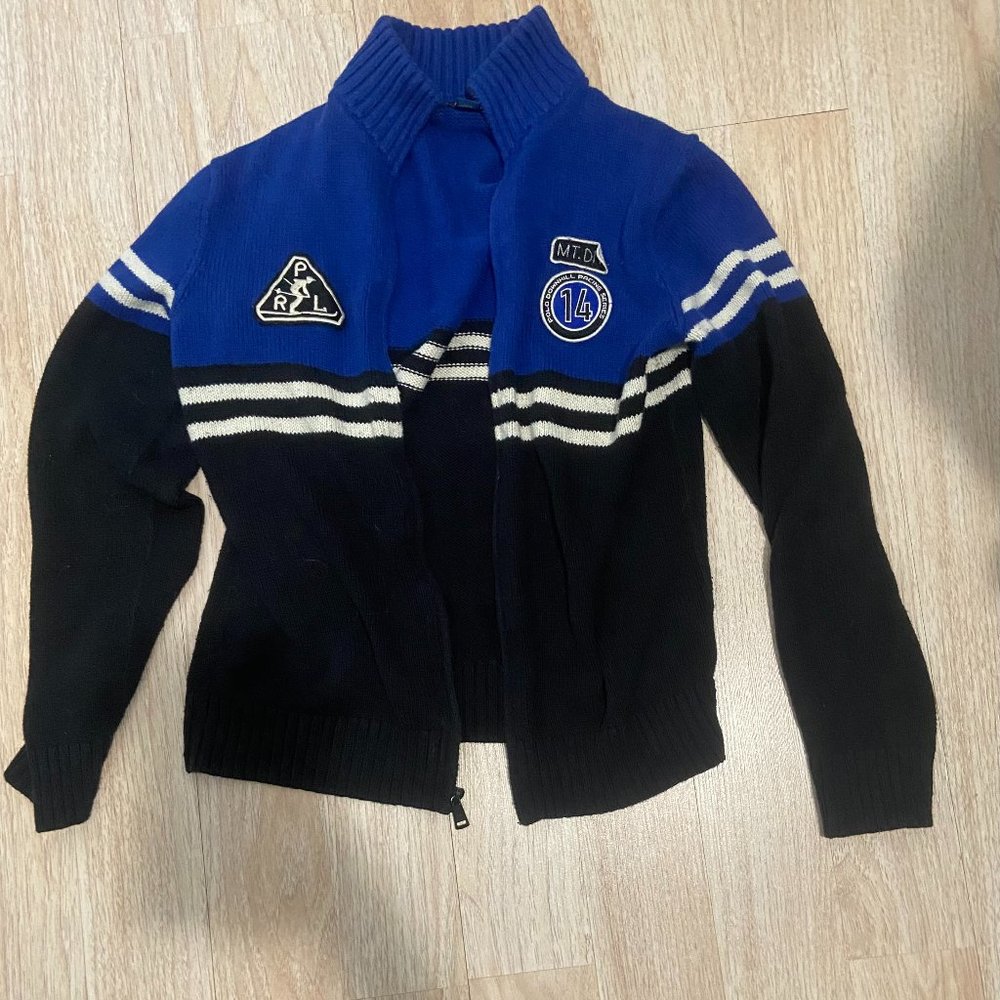 Ralph Polo Thermal Racer Sweater zip up